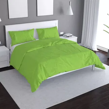 Povlečení Sablio Povlečení Jablečná zelená - 140x200 / 90x70