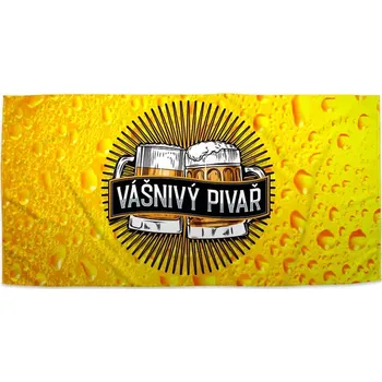 Osuška Sablio Ručník Vášnivý pivař - 50x100 cm