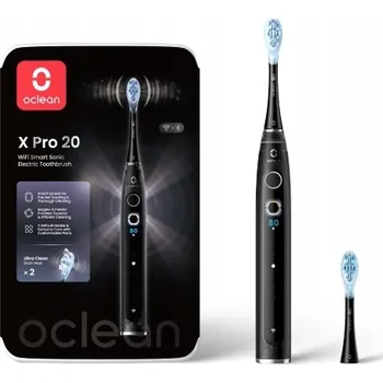 Elektrický zubní kartáček Sonický kartáček Oclean X Pro 20 Černý Akumulátorový + 2 Hlavice