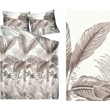 Povlečení Povlečení bavlněný satén 160x200 + 2x70x80 Palm