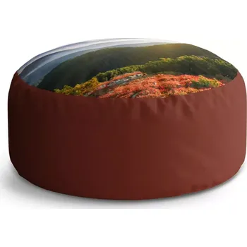 Taburet Sablio Taburet Circle Příroda: 38x48 cm