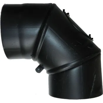 Kanalizační potrubí oblouk přestavitelný 0-90st. s víčkem d160mm