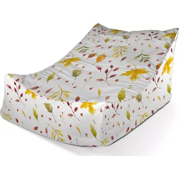 Sedací pytel Sablio Sedací vak Lounge Podzimní listí - 80 x 95 x 50 cm