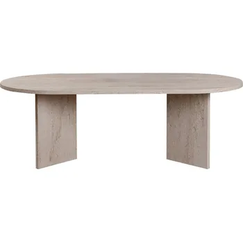 Konferenční stolek Sable oválný konferenční stolek, traventine