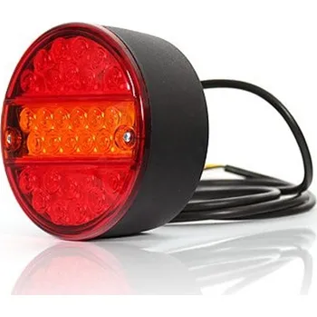 Autodíl Zadní skupinová svítilna LED kulatá 24V WAS W19D/234O