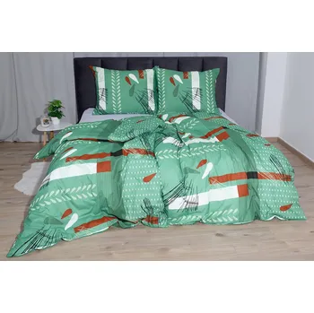 Povlečení Bavlněné povlečení PLUS 4dílné TEFILA olivové