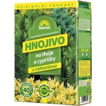Odpuzovač zvířat Biomin - Hnojivo na thuje a cyprišky Balení: 1 kg