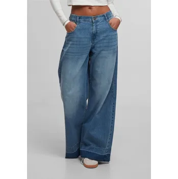 Dámské džíny Ladies Wide Leg Denim - black washed 36