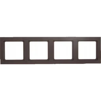 Čtyřhranný Rámeček Hager , černý