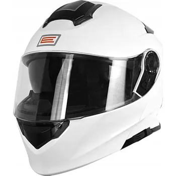 Helma na motorku Vyklápěcí helma DELTA BASIC SOLID Lesklá bílá ORIGINE