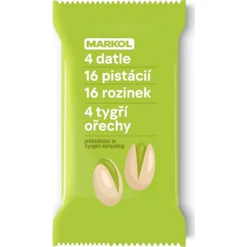Markol RAW tyčinka S pistáciemi a tigernuts 40g