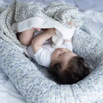 Hnízdečko pro miminko MIMICONCEPT Hnízdo malé Blossom