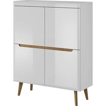 Ložnice Komoda Nordi 107 cm bílá/dub Riviéra