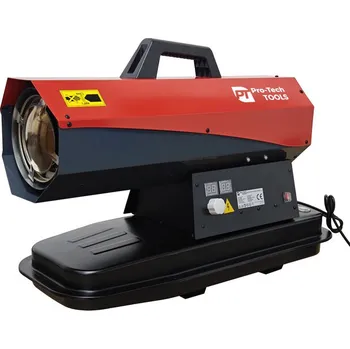 Průmyslové topidlo Pro-Tech TOOLS Naftový ohřívač vzduchu s přímým spalováním a termostatem 30 kW 40709&nbsp;DH.-20D