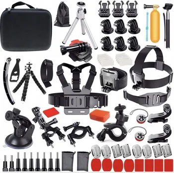 XXL SADA PŘÍSLUŠENSTVÍ pro Kamery DJI ACTION 6 5 4 3 INSTA POPRUHY KUFŘÍK 50v1