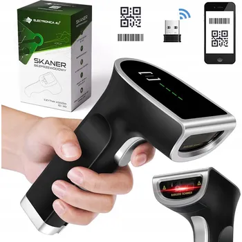 Kancelářská technika Bezdrátový skener čtečka čárových kódů QR 1D 2D USB 6700DW