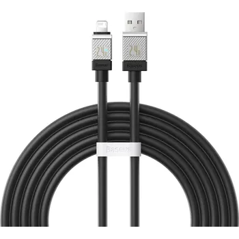 Datový kabel Baseus CoolPlay CAKW000501 kabel USB / Apple Lightning 2m / 2,4A černý