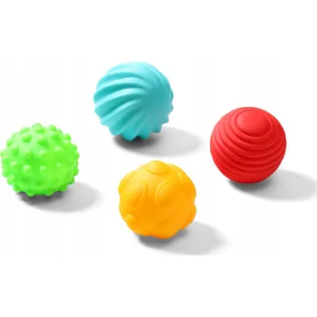 Senzorické míčky sada 4ks 1529 Babyono