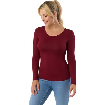 Dámské tričko Babell Manati bordo velikost M