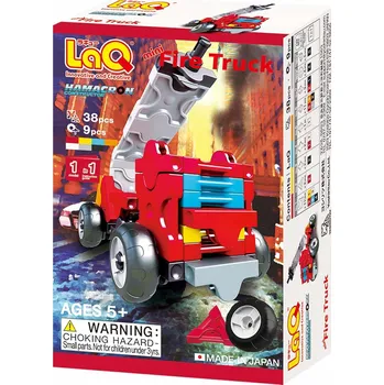 ostatní stavebnice LaQ Hamacron Constructor Mini hasičský vůz 47 dílů stavebních Stavebnice