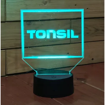 Stojací lampa Led lampa Tonsil Dálkový Ovladač Jméno Dedikace (1)