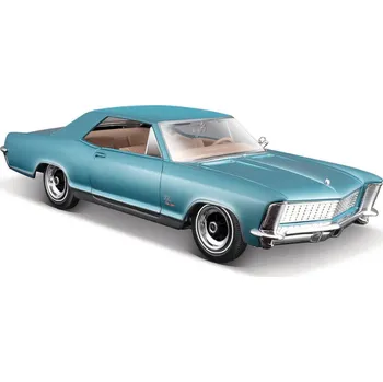 Hračka Maisto - 1965 Buick Riviera, metal modrá, 1:26