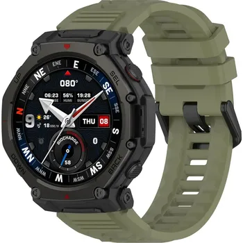 OEM Silikonový řemínek pro hodinky Amazfit T-REX 3 Barva: Zelená