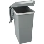 Vestavný odpadkový koš Elletipi SWING 2.0 - na dvířka, 24 L, PBN A SG44