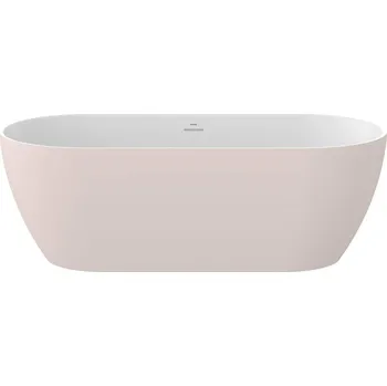 Vana RAVAK Vana Ravak Freedom O Tec 170x77 oválná akrylátová volně stojící, alabaster pink/bílá, krytka odtoku bílá, CD41600000 CD41600000
