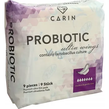 Menstruační vložka Vložky Toal Carin PROBIOTIC Ultra 10x9 ks