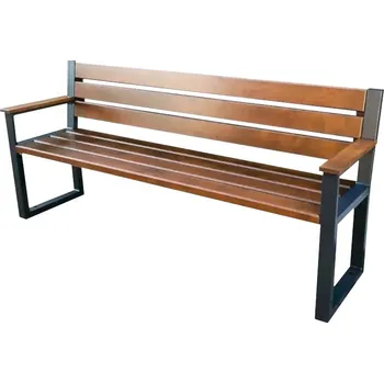 Zahradní lavice Zahradní lavička PANTHERA, s opěradlem a područkami