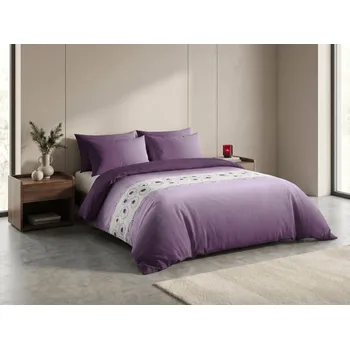 Povlečení Bavlněné povlečení NAVIRI fialové Rozměr povlečení: 70 x 90 cm | 140 x 200 cm