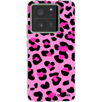 Pouzdro na mobilní telefon Picasee silikonový průhledný obal pro Xiaomi 13T Pro - Pink Tiger
