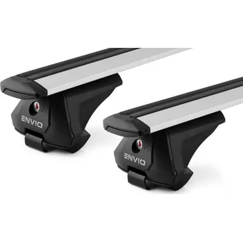 Příčník na automobil Příčníky Envio Škoda Kamiq 2019-2026 s podélníky, WindBar silver (ENVIO EN120WN stříbrné)