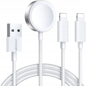 JOYROOM 3v1 MAGNETICKÁ NABÍJEČKA PRO APPLE WATCH + 2x KABEL PRO IPHONE 1,2m