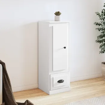 Příborník do zásuvky ZBXL Skříň highboard bílá 36 x 35,5 x 103,5 kompozitní dřevo