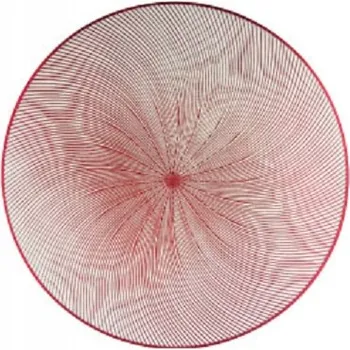 Talíř PROSTÍRÁNÍ POD TALÍŘ KULATÉ 38 Cm ČERVENÉ