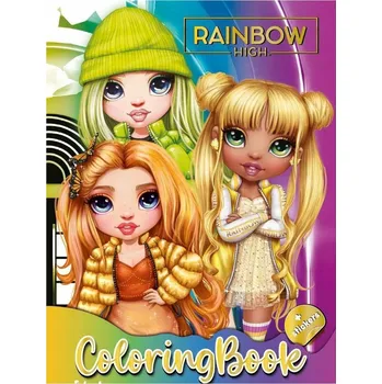 omalovánky OMALOVÁNKY S NÁLEPKAMI RAINBOW HIGH