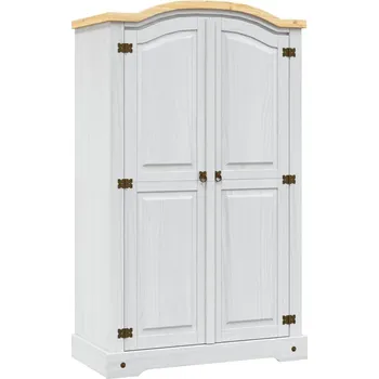 Šatní skříň VidaXL Corona Skříň 101 x 170 x 52 cm bílá