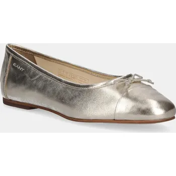 Dámské baleríny Kožené baleríny Gant Chadii 30511857.G26 zlatá GLD, EUR 39