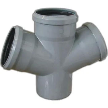 Kanalizační potrubí HT odbočka dvojitá 110/50/50-67st.