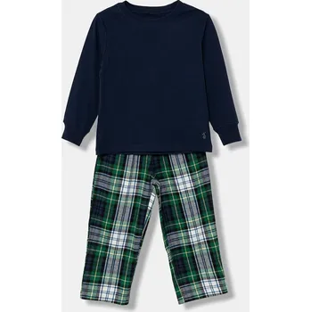 Pánské pyžamo Dětské bavlněné pyžamo Polo Ralph Lauren 8P0282 námořnická modř 59X, vel. 116-122