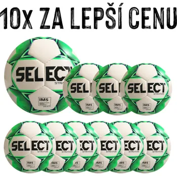 Fotbalový míč VÝHODNÁ SADA - 10x Míč kopaná SELECT STRATOS 5