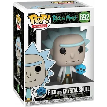 Funko POP Animation: Rick & Morty - Rick s křišťálovou lebkou