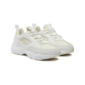 Dámská móda Sneakersy Calvin Klein Jeans Retro Tennis Low Lace Mix Mg Mtr YW0YW01497 Écru 37