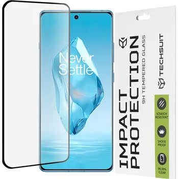 Pouzdro na mobilní telefon Techsuit 111D Ochranné sklo 3D Celoplošné OnePlus 12R Black