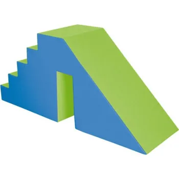 Molitanové schody se skluzavkou pro bazény (ostré)