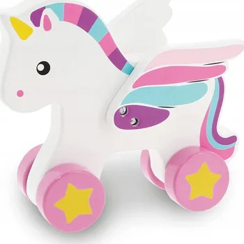 Dřevěná hračka Dřevěná Hračka Trefl Duhový jednorožec