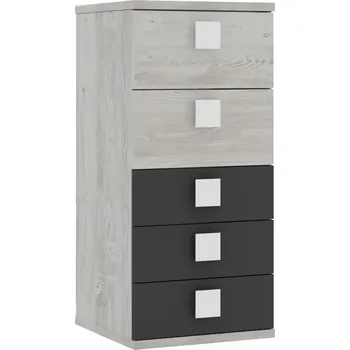 Dětská skříň Dětská komoda s šuplíky B2 - cascina, shade