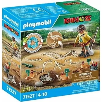 Stavebnice Playmobil PLAYMOBIL Vykopávky s kostrou dinosaura 71527